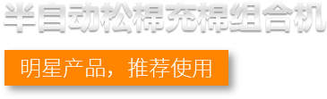 半自動(dòng)松棉充棉組合機(jī)